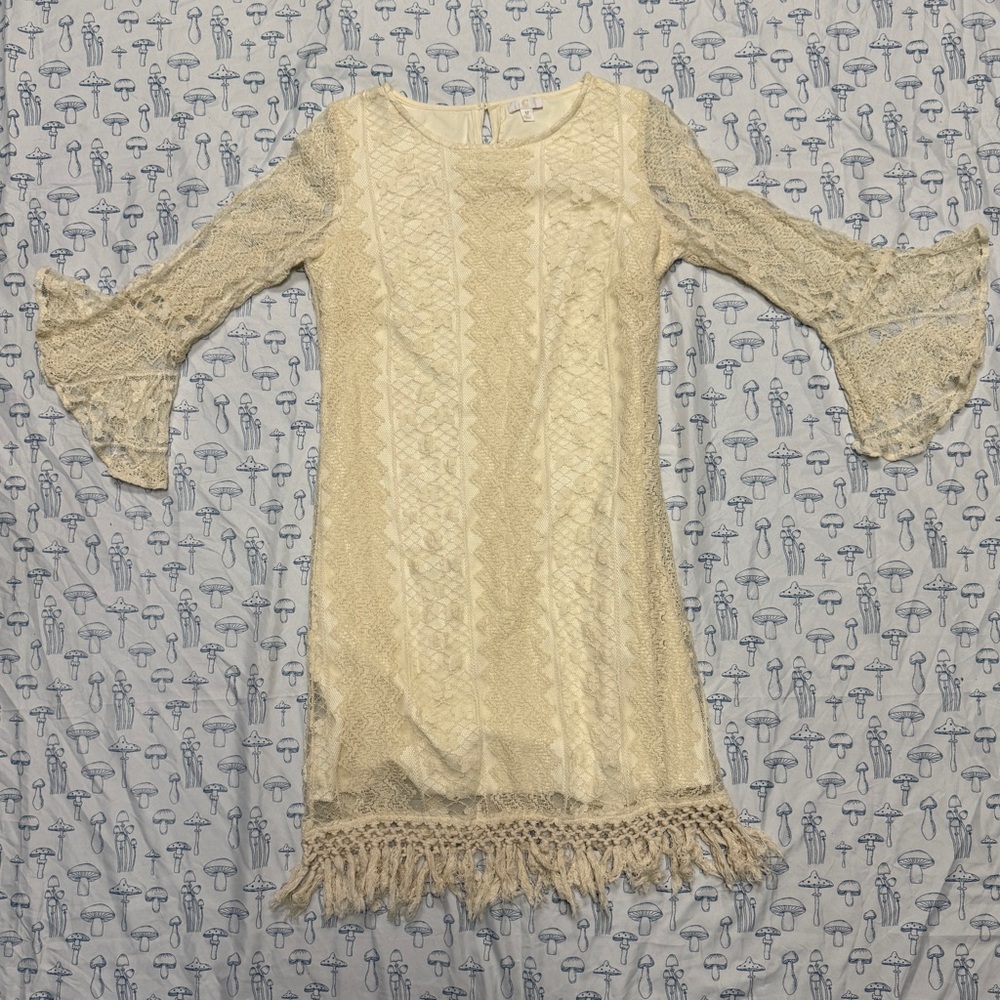 Boho Ivory Lace dress